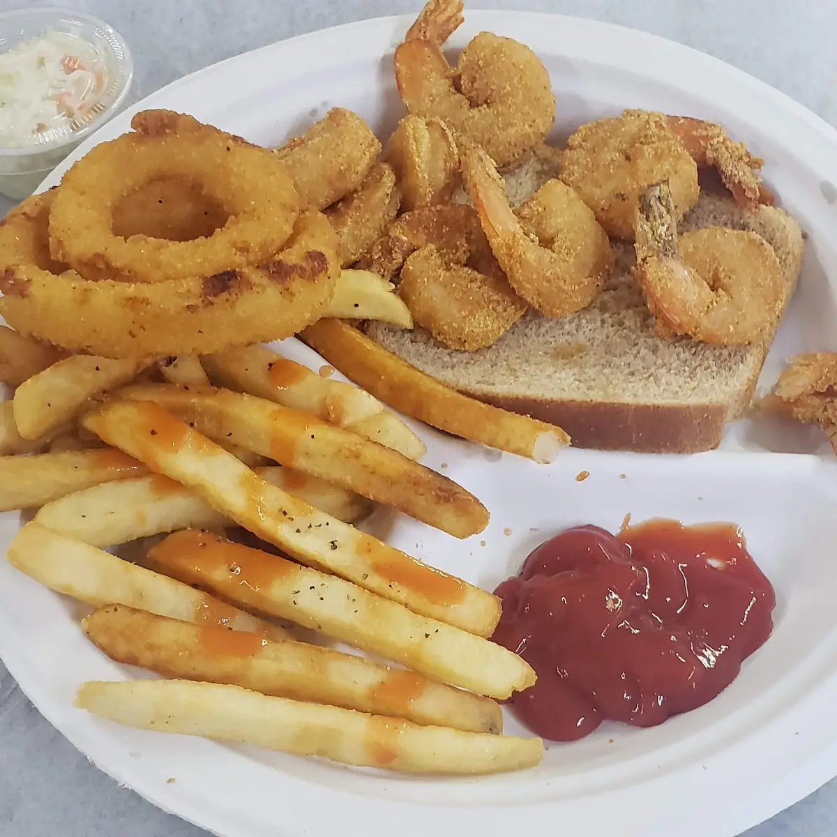 Jumbo Shrimp w Fries 10 PC