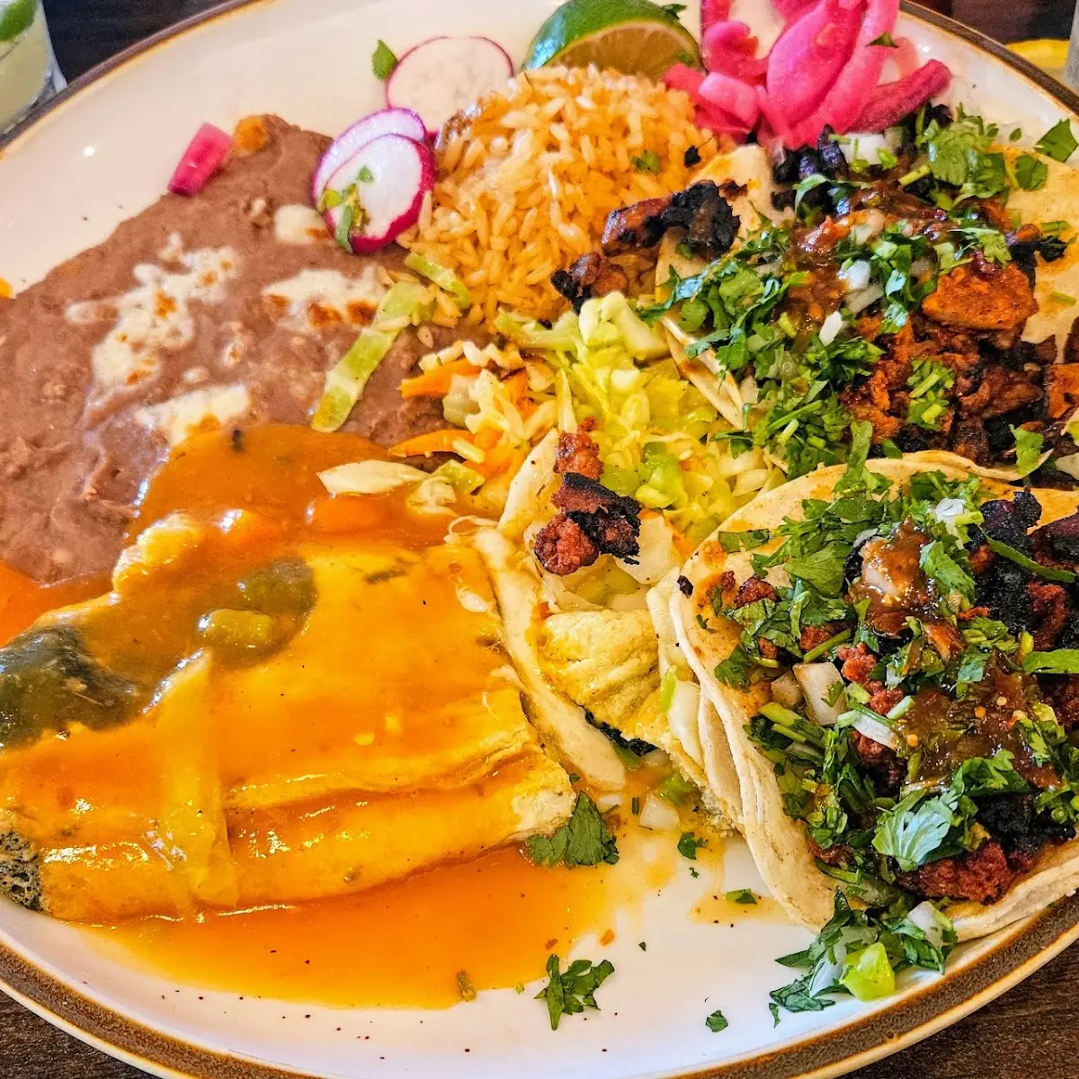 Chilies Relleno and Street Tacos