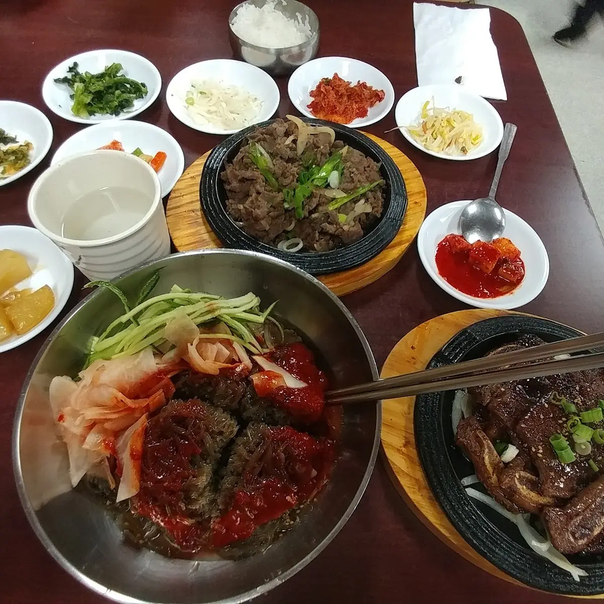 Naengmyeon & Galbi Combo