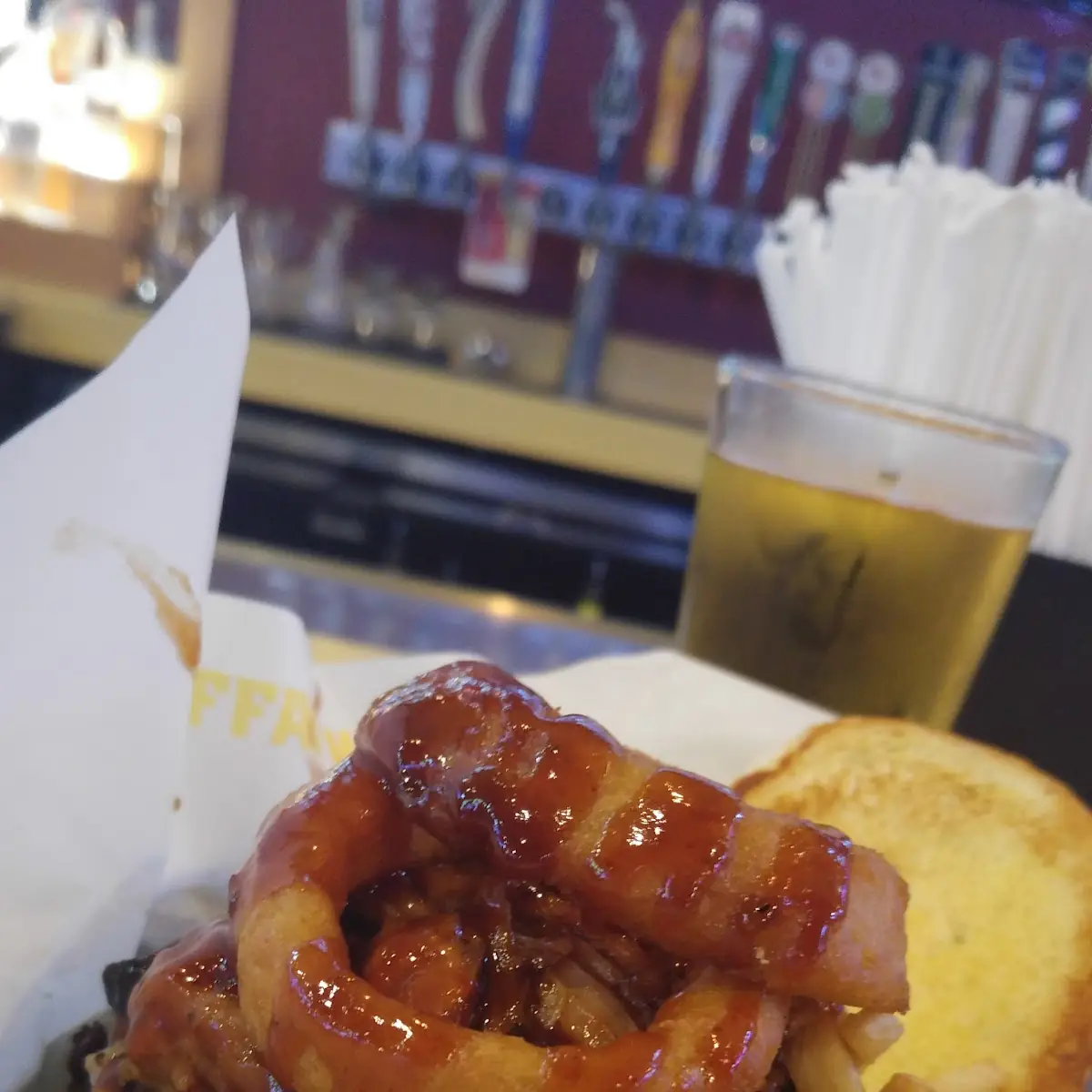 Cheese Curd Bacon Burger