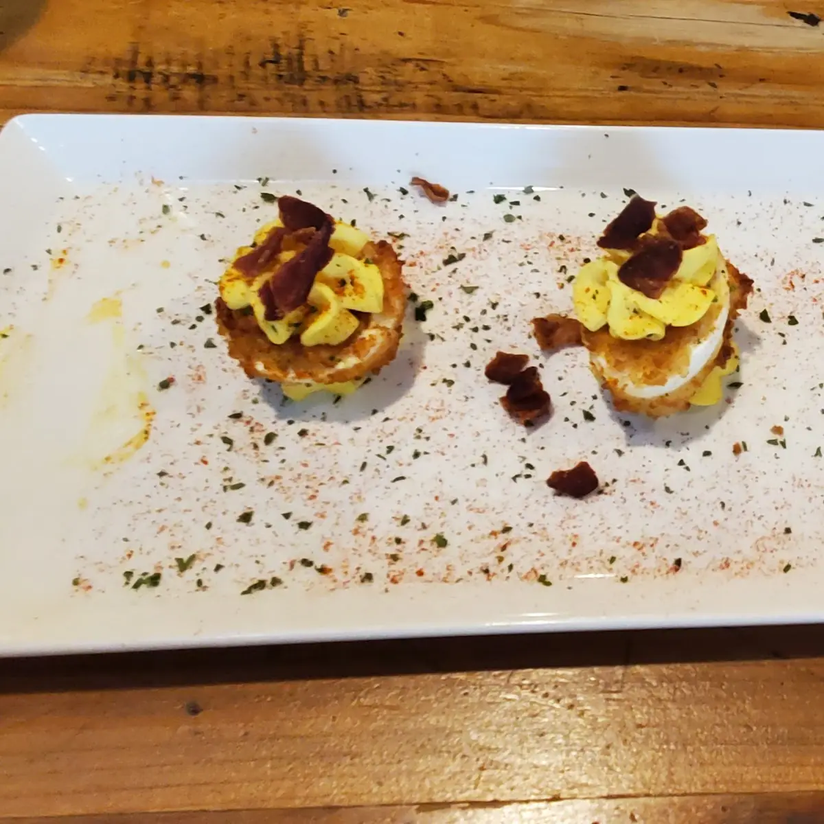 Deep Fried Deviled Eggs