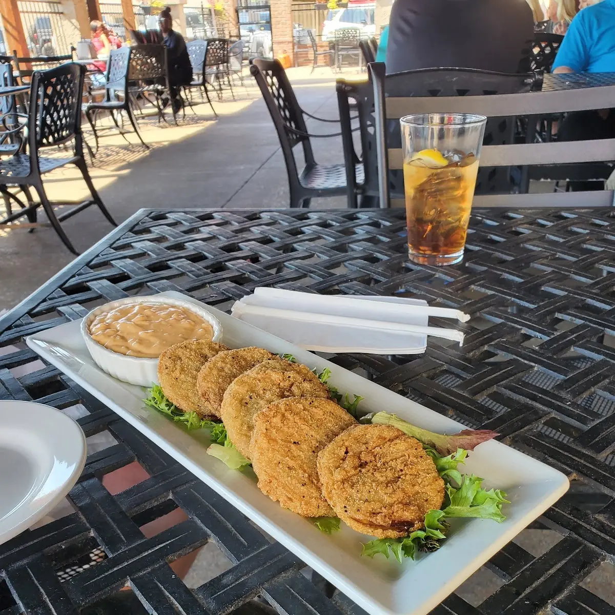 Fried Green Tomatoes & Pimento Cheese Dip