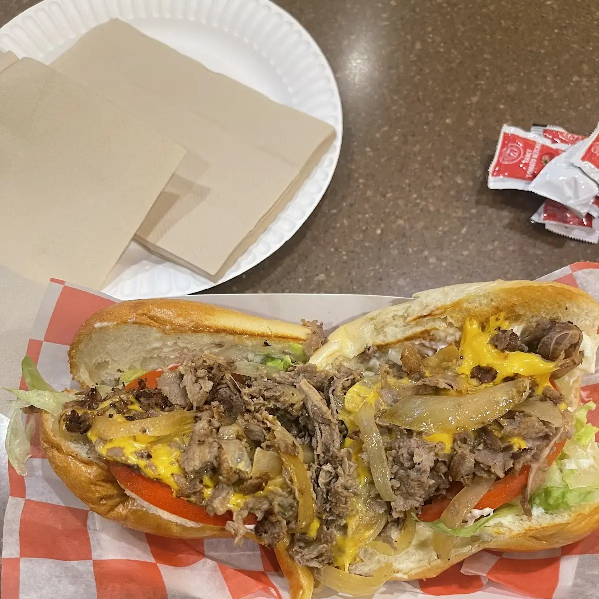Philly Cheese Steak Sandwich