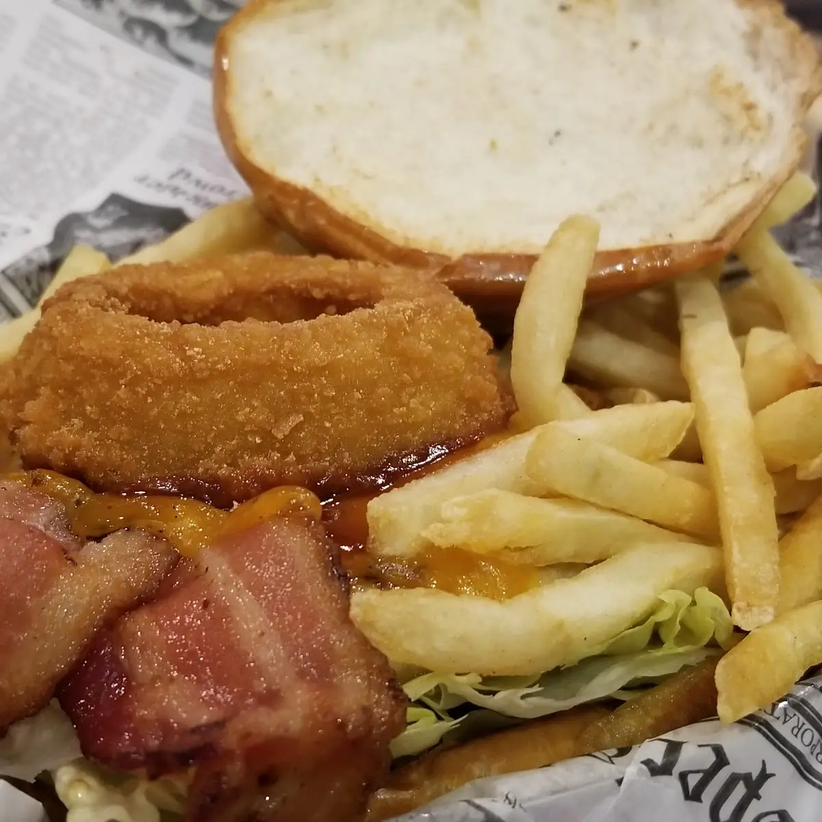 Texas BBQ Bacon Cheeseburger Deluxe