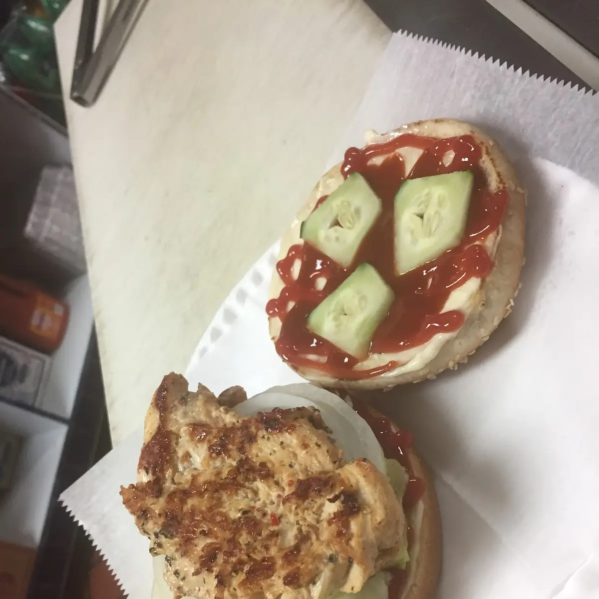 Grill Chicken Buffalo Burger