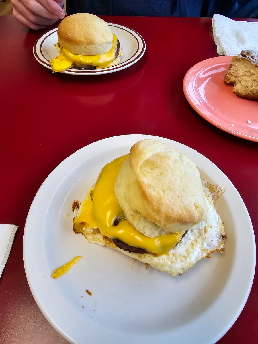 Breakfast Biscuit Sandwich