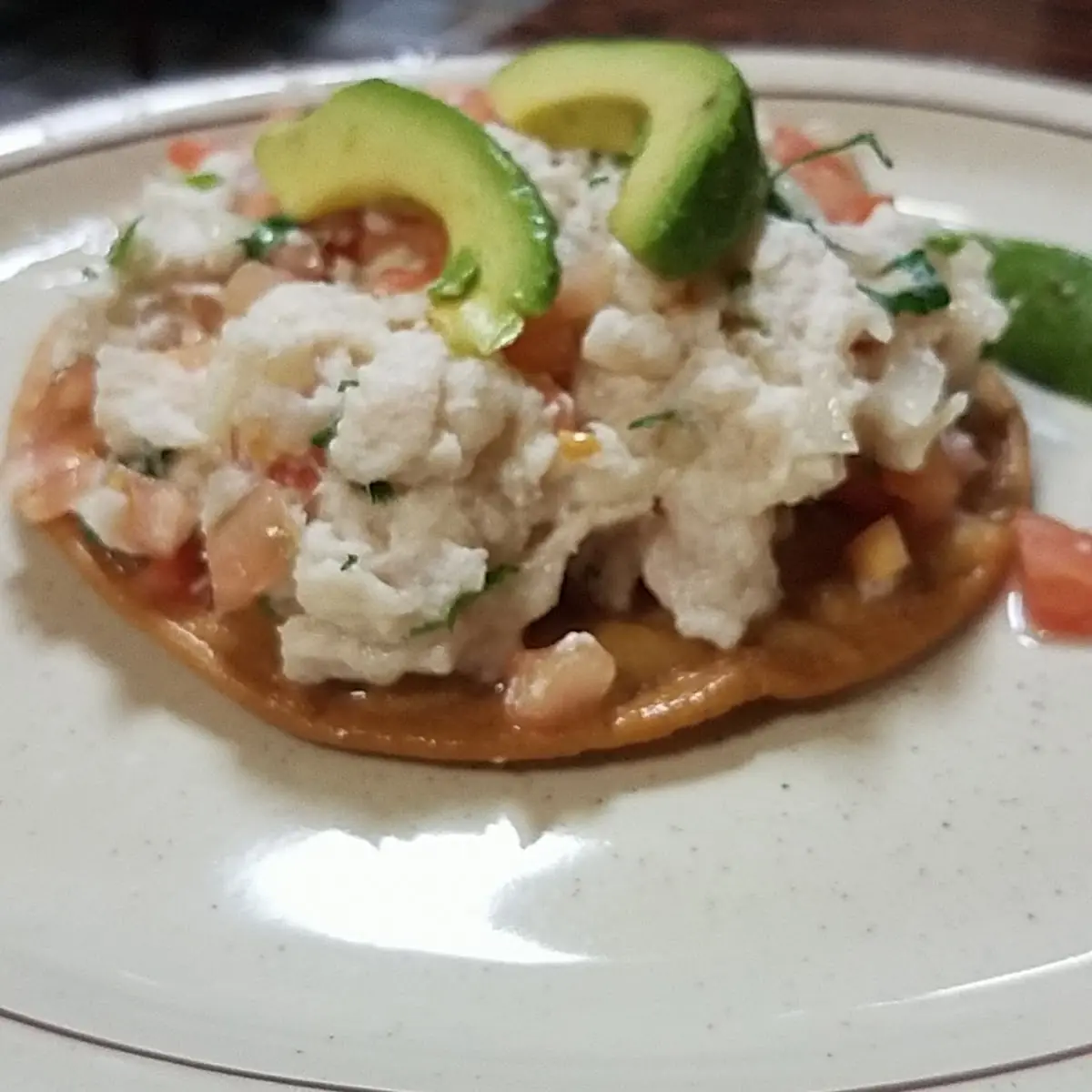 Ceviche Tostada
