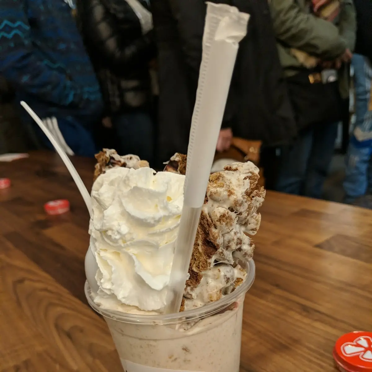 Peanut Butter Ripple Milkshake