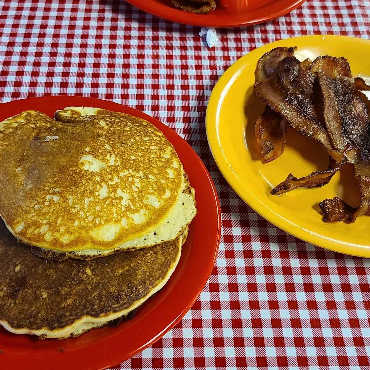 Steak Fingers & Pancakes