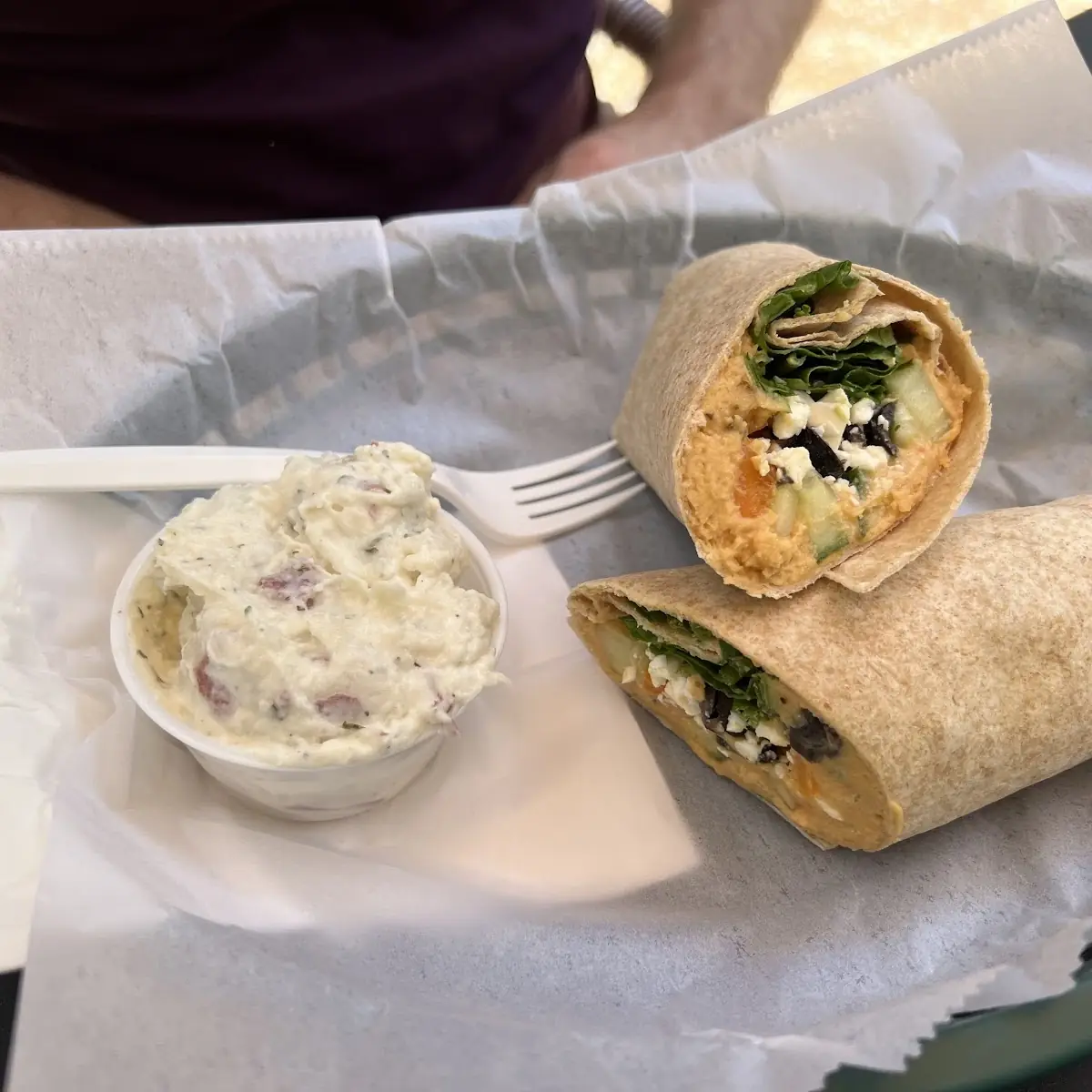 The Hummus Wrap