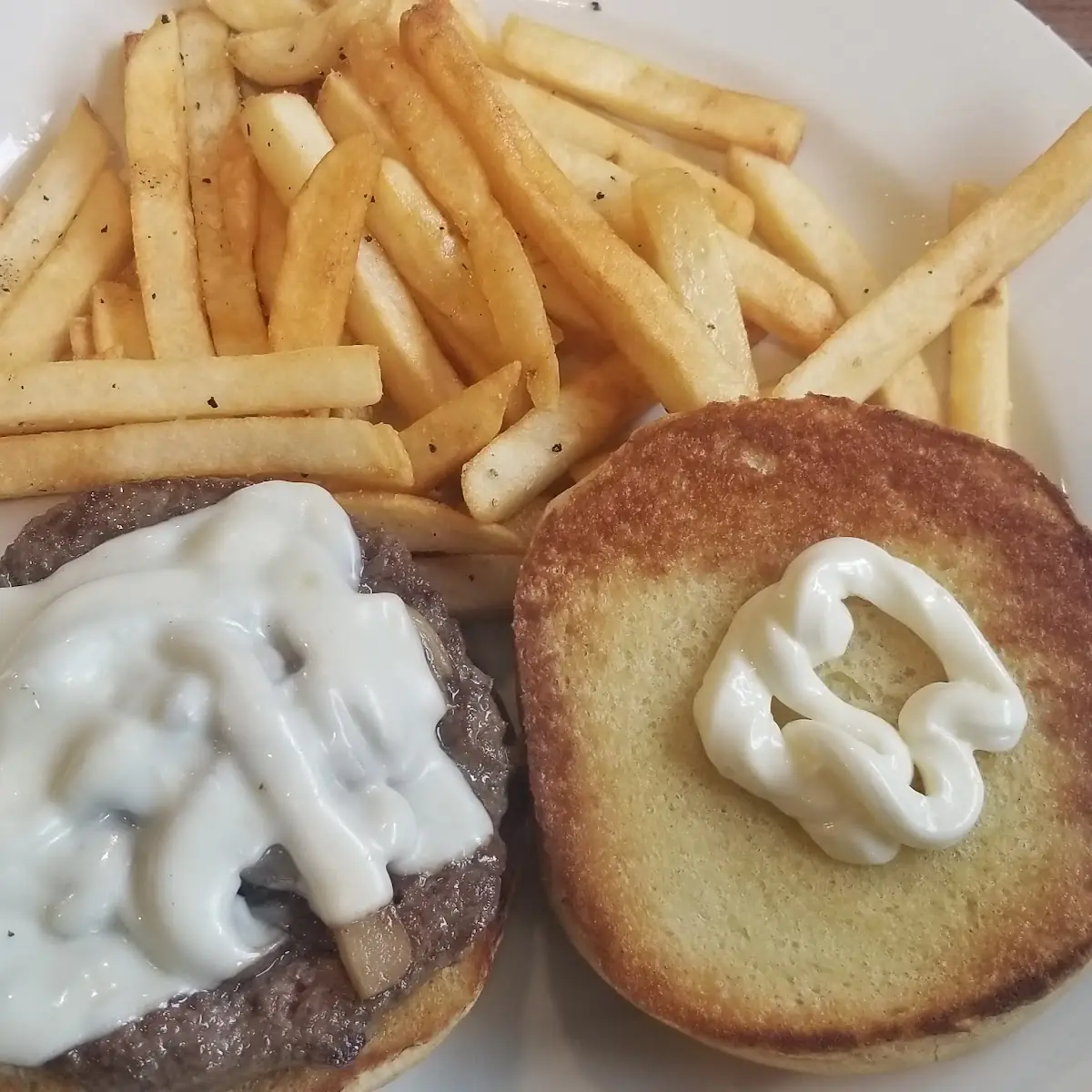 Mushroom Swiss Burger