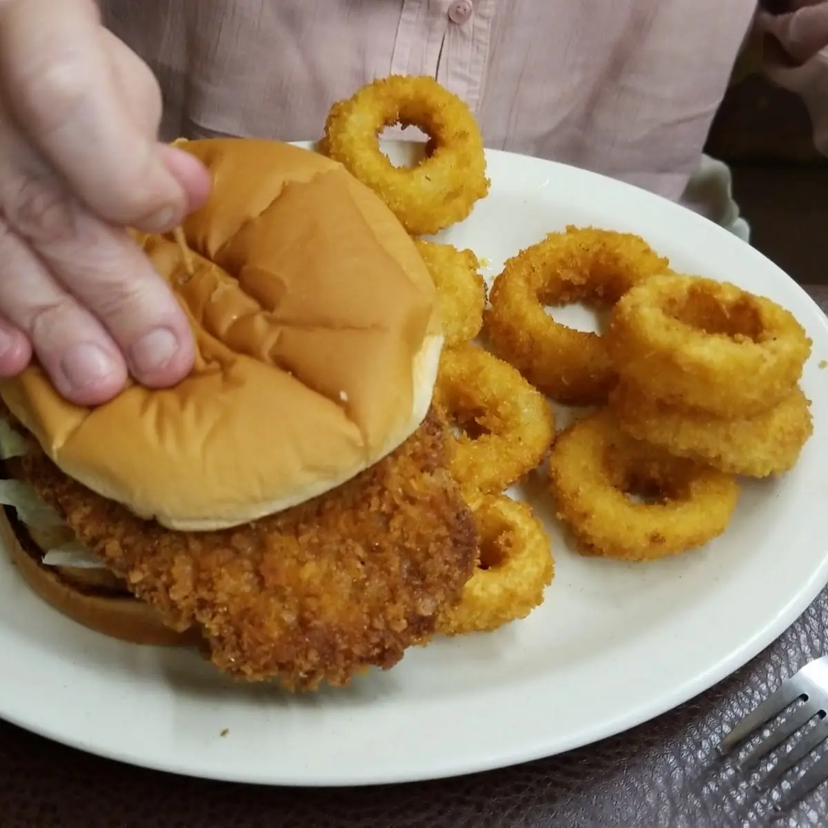 Breaded Tenderloin & Onion Rings