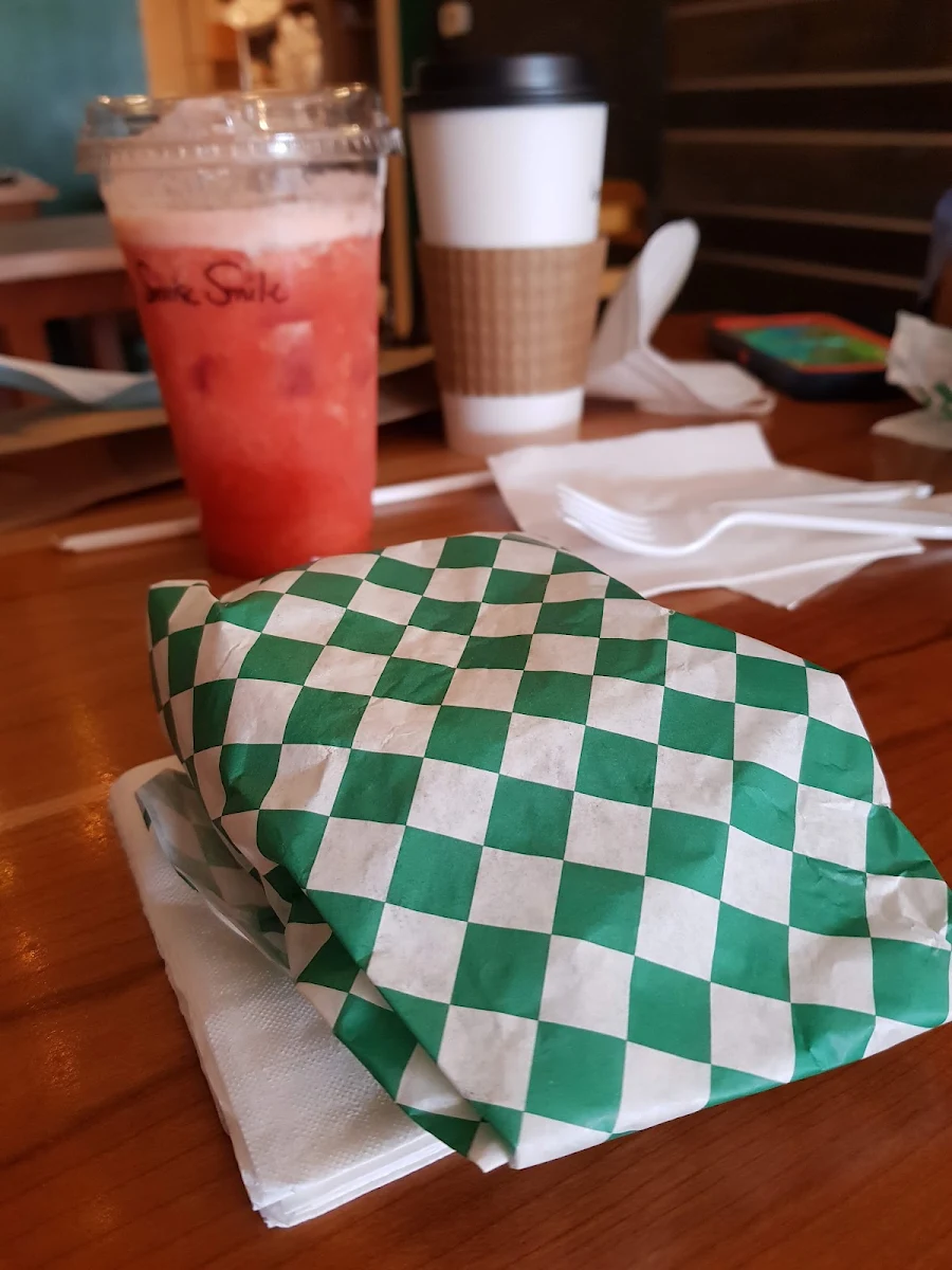 Sandwich and Smoothie