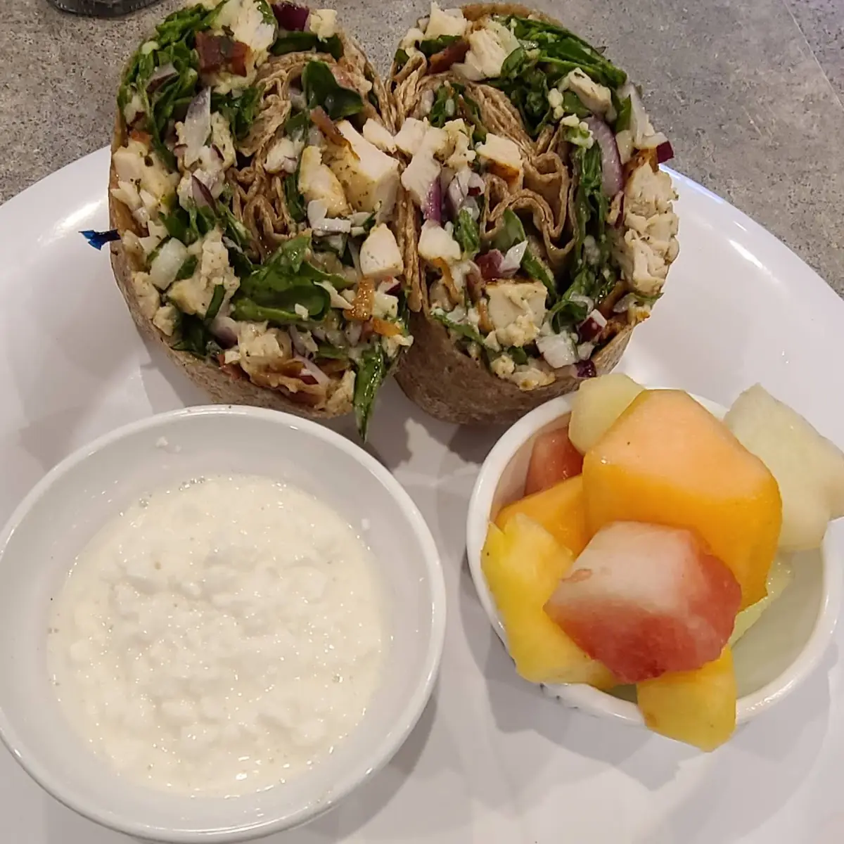 Chicken Spinach Wrap
