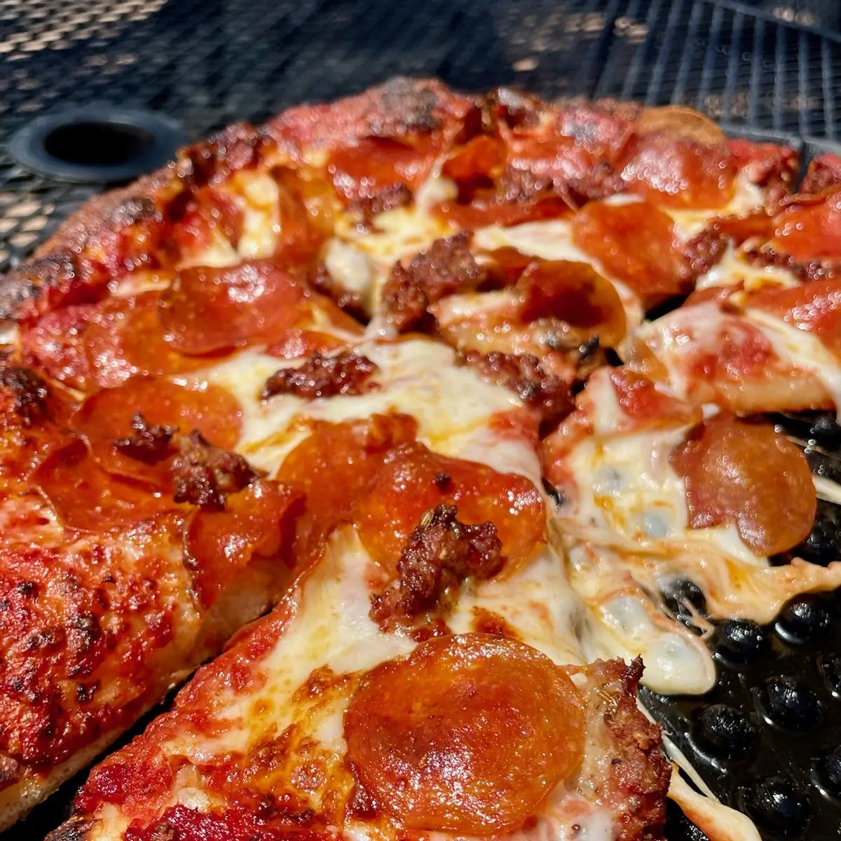 Pepperoni and Sausage Pizza