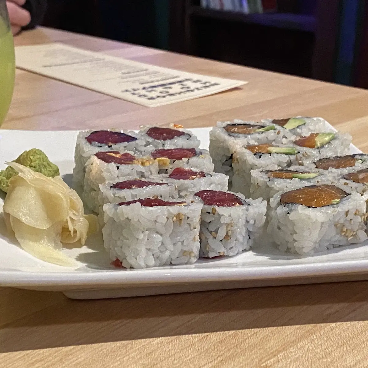 Tuna Roll and Salmon Roll