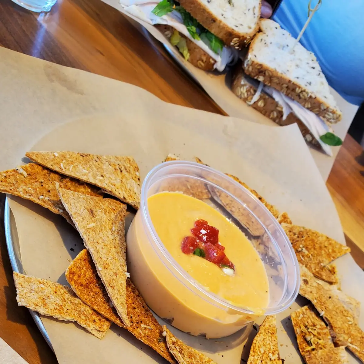 Chips and Hummus