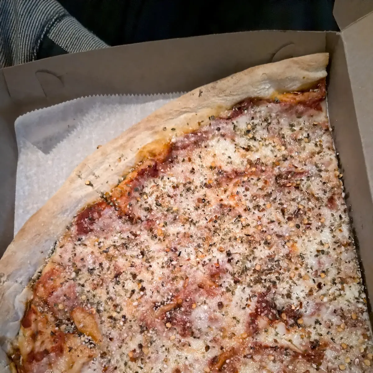 Plain Cheese Pizza Slice