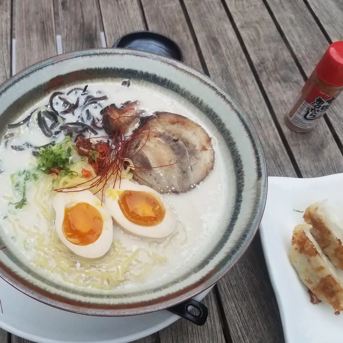 Tonkotsu Ramen and Pork Gyoza