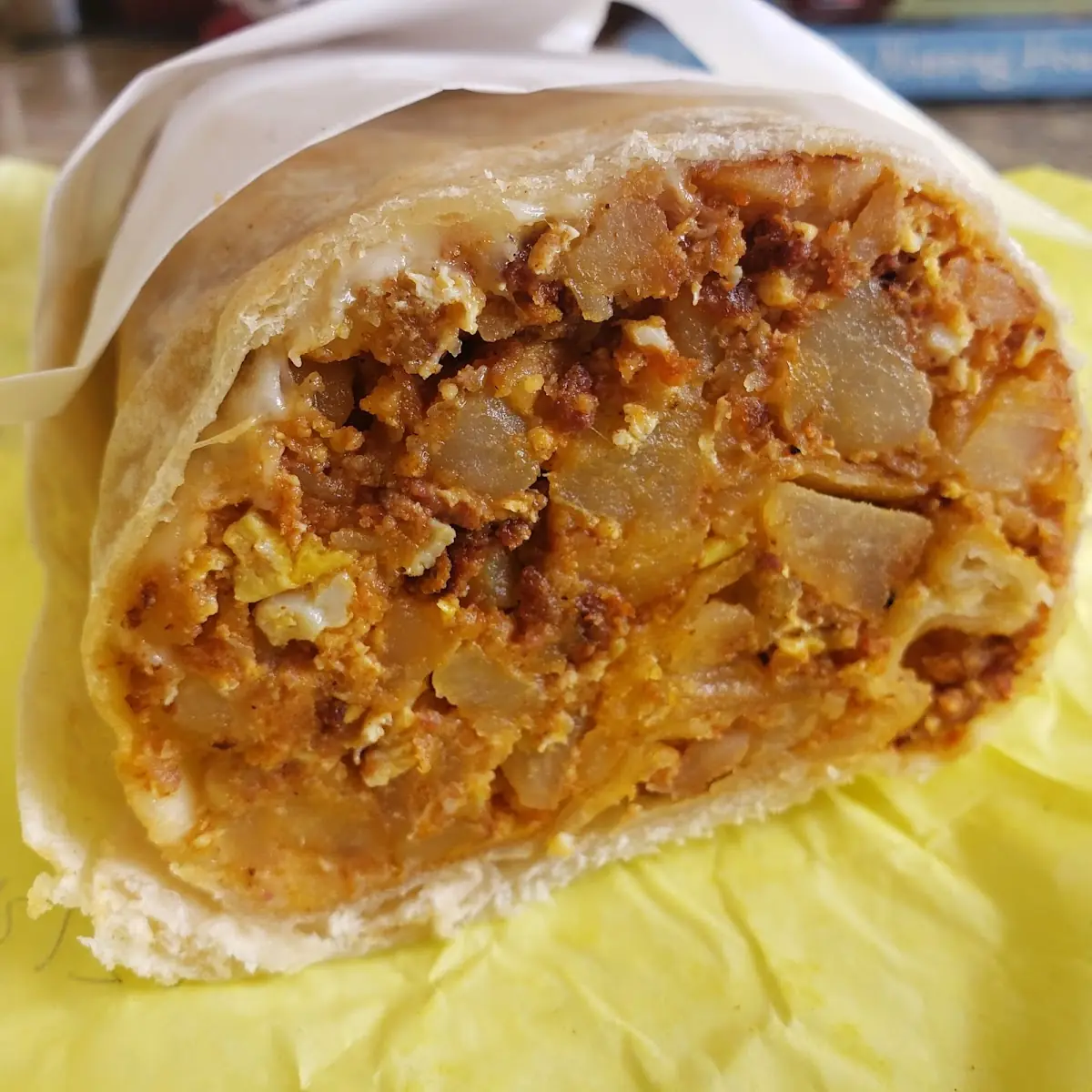 Chorizo Breakfast Burrito