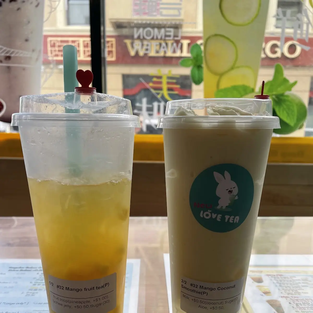 Peach Oolong Slush