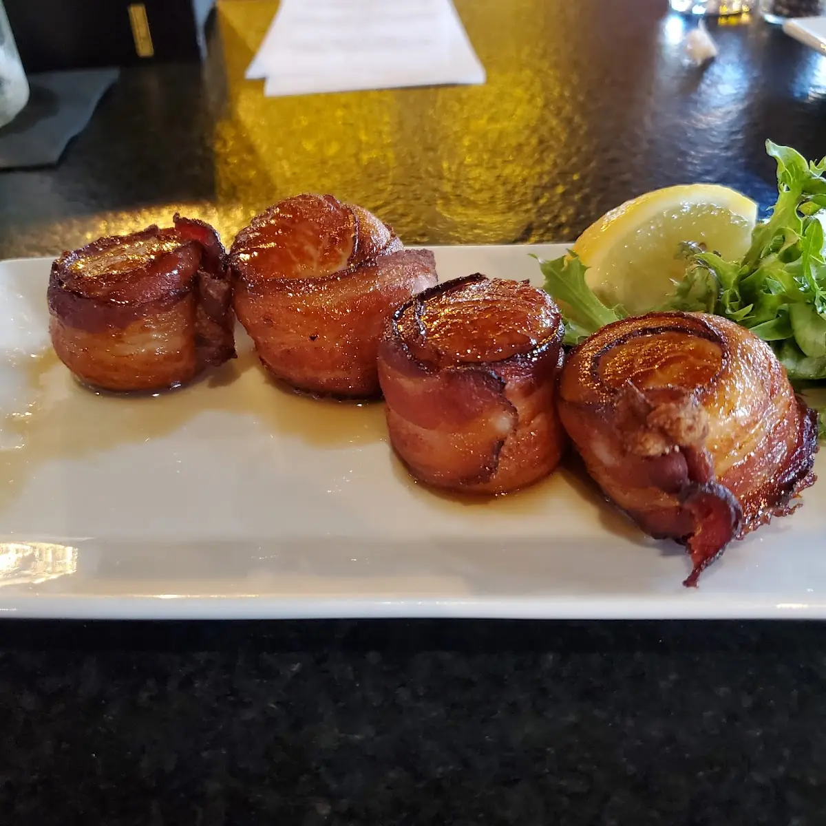 Scallops Wrapped in Bacon