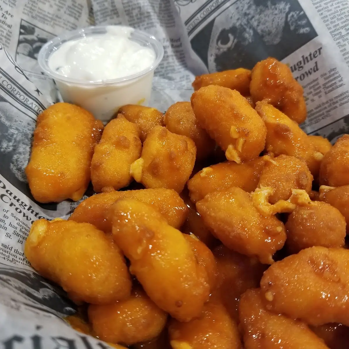 Buffalo White Cheddar Cheese Curds