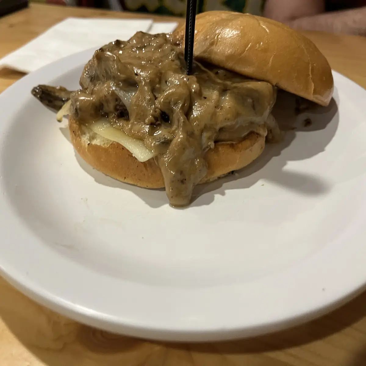 Mushroom Swiss Burger