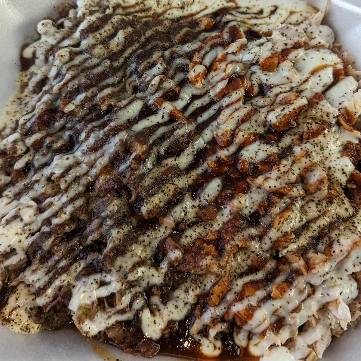 Beef and Chicken BBQ Potato