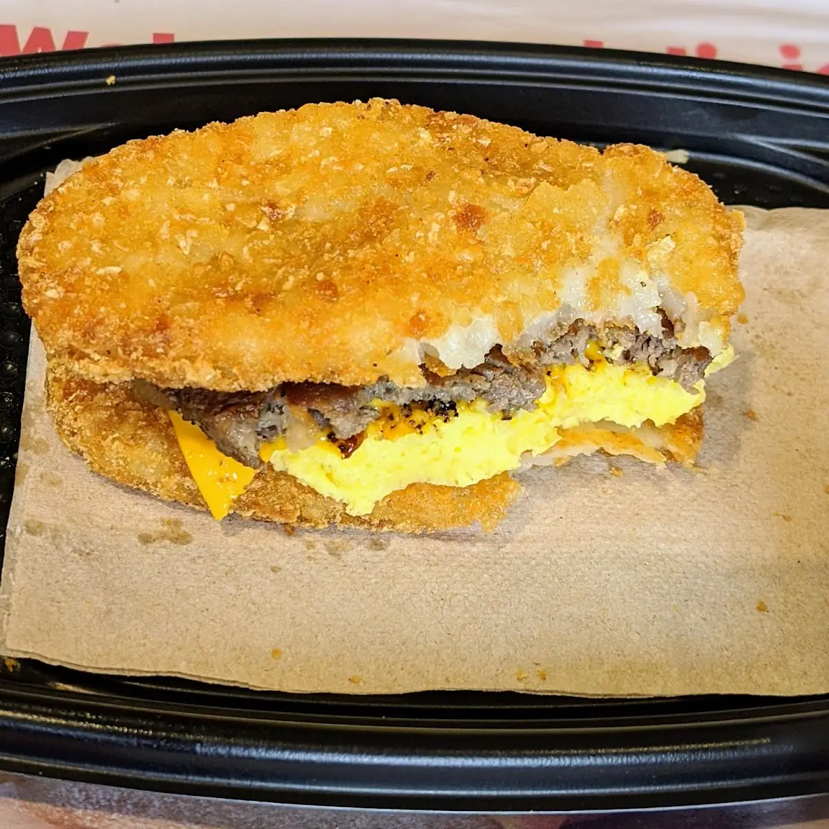 Steak Egg and Cheese Hash Browns