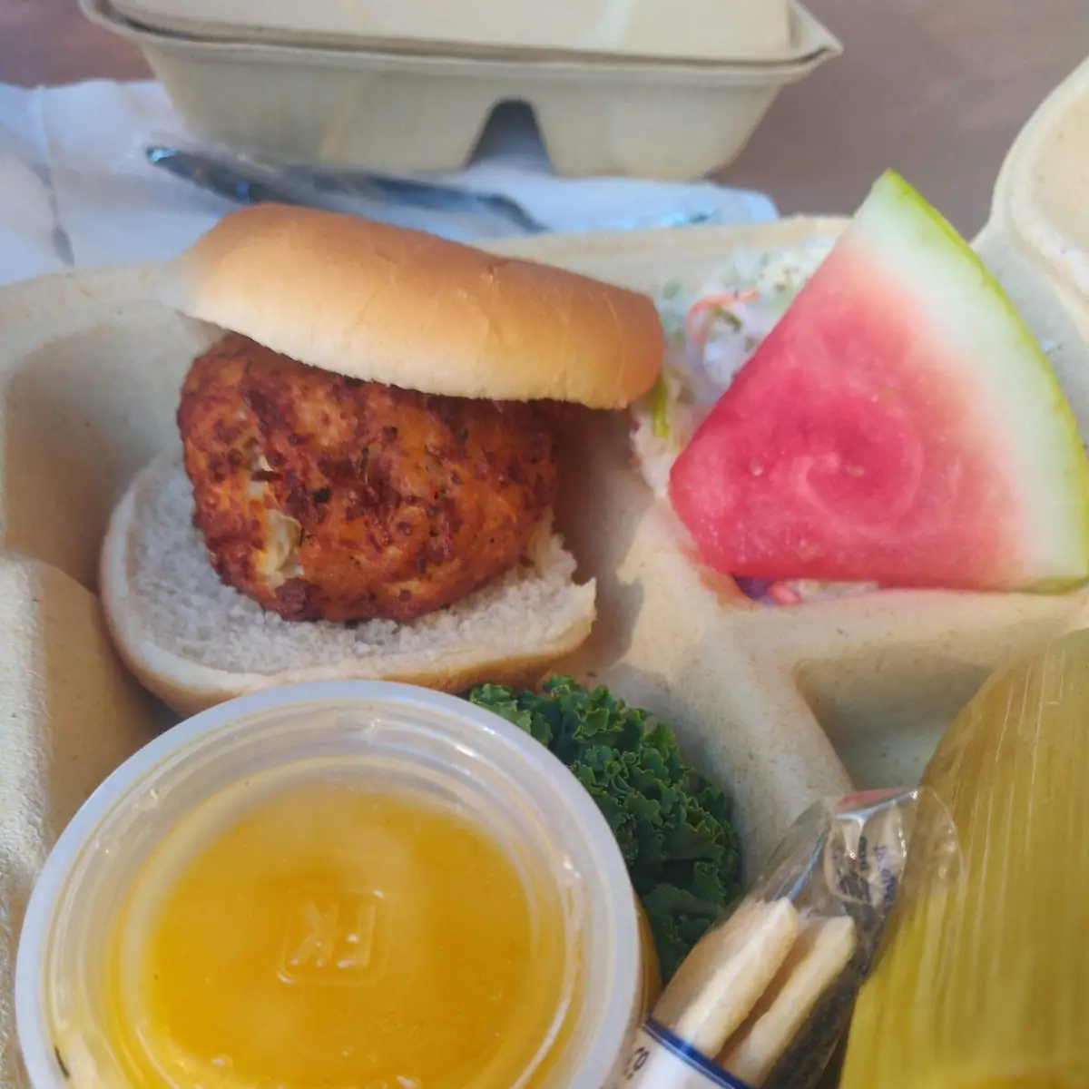 Crab Cake Sandwich Platter