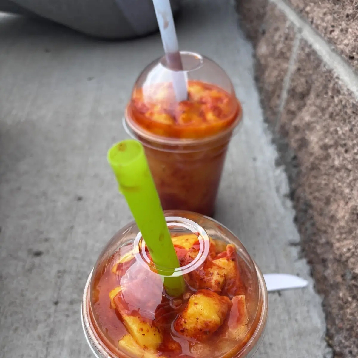 Mango Smoothie w Tajin and Chamoy