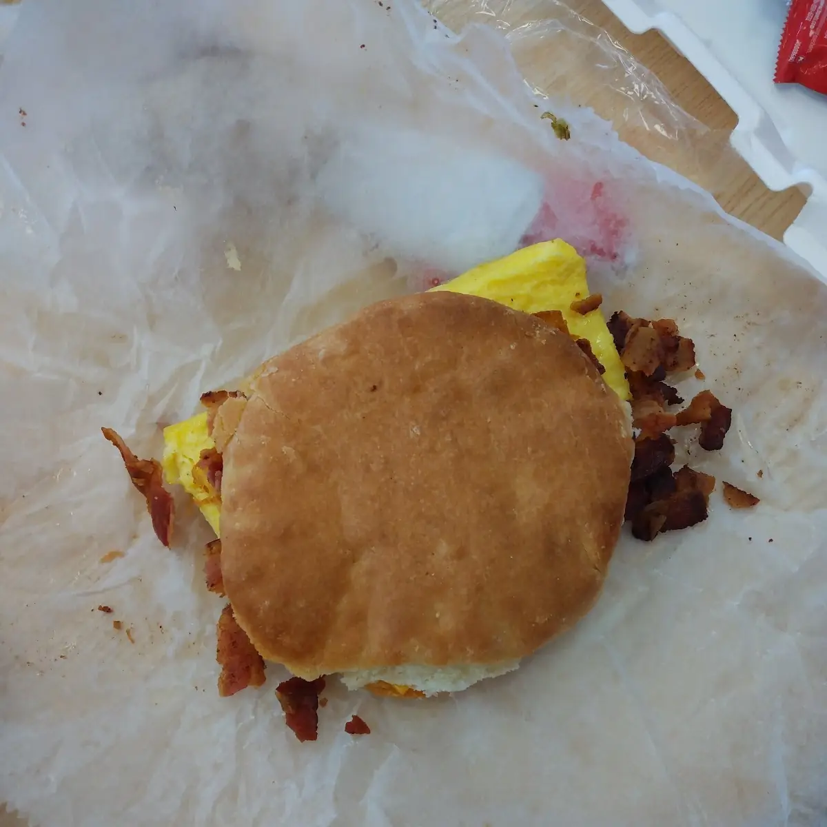 Bacon Egg and Cheese Biscuit