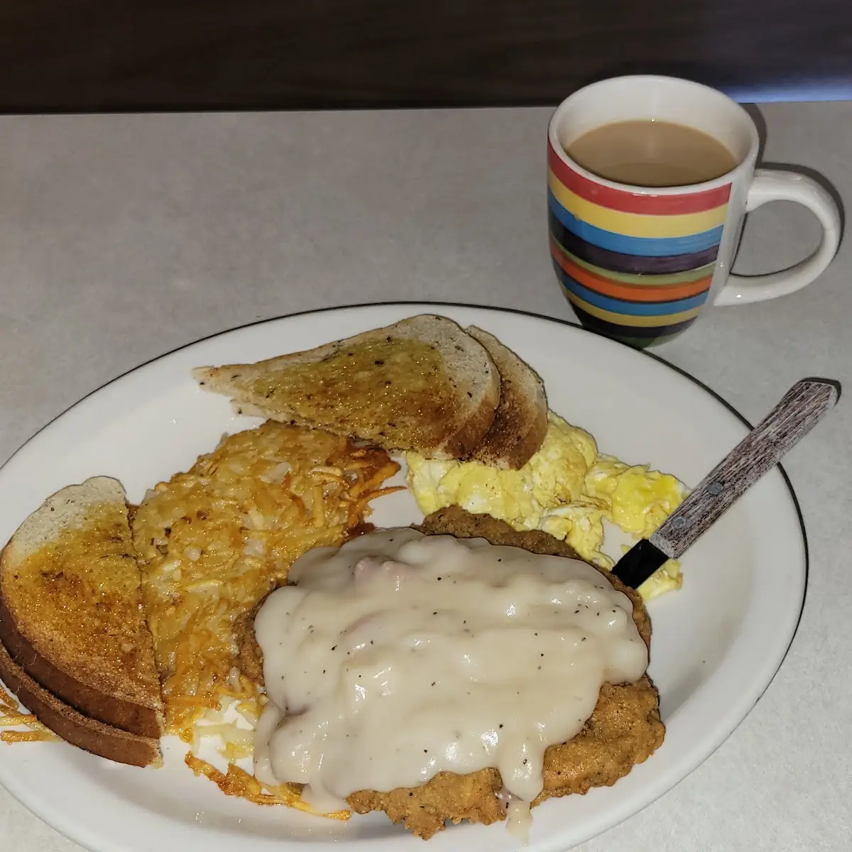 Country Fried Steak & Eggs