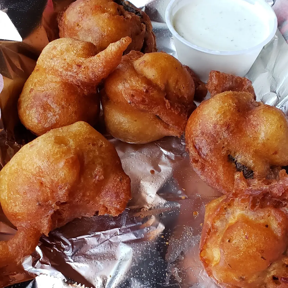 Beer Battered Mushrooms