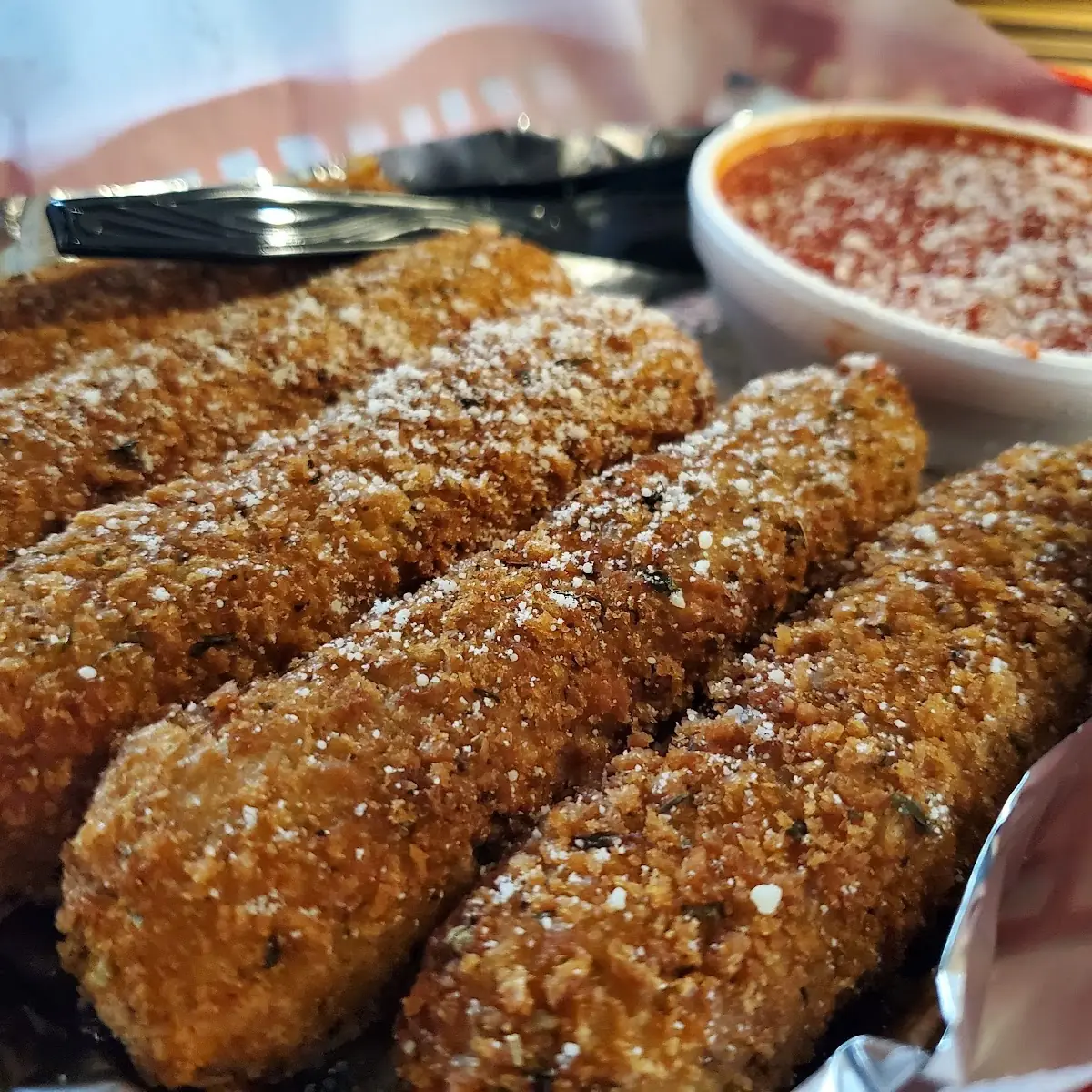 Hand Breaded Mozzarella Cheese Sticks