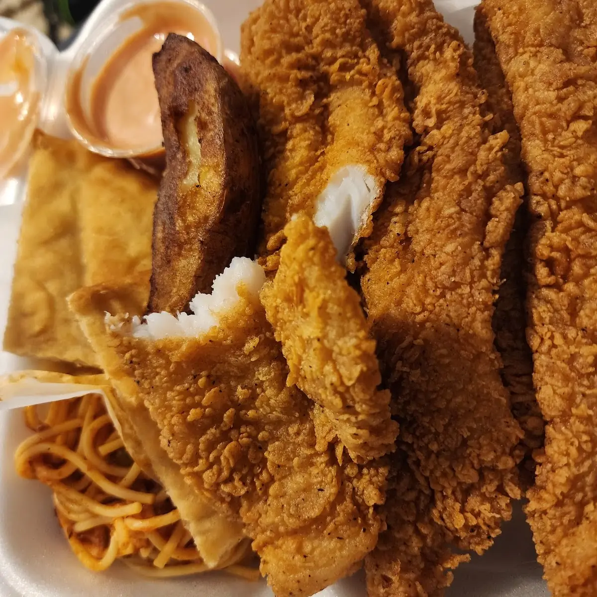 Wings 3 Fried Catfish