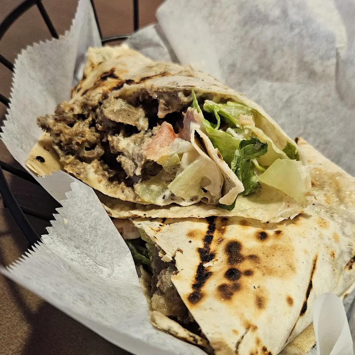 Beef Shawarma Wrap