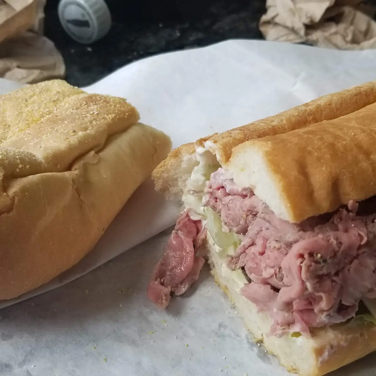Roast Beef and Cheese Sub