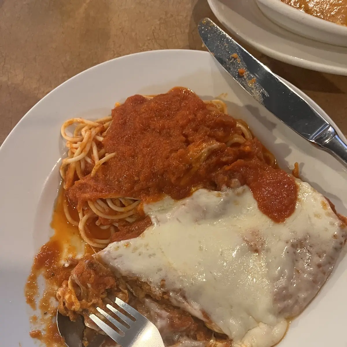 Chicken or Veal Parmigiana