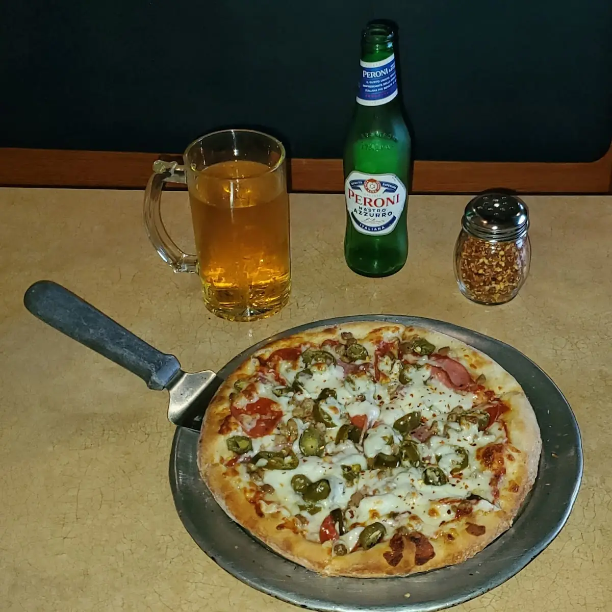 Meat Lovers Pizza w Jalapeno