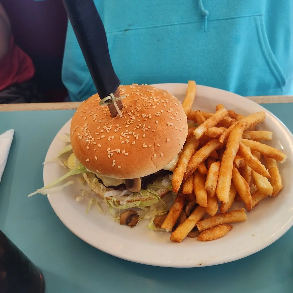 Swiss Mushroom Burger