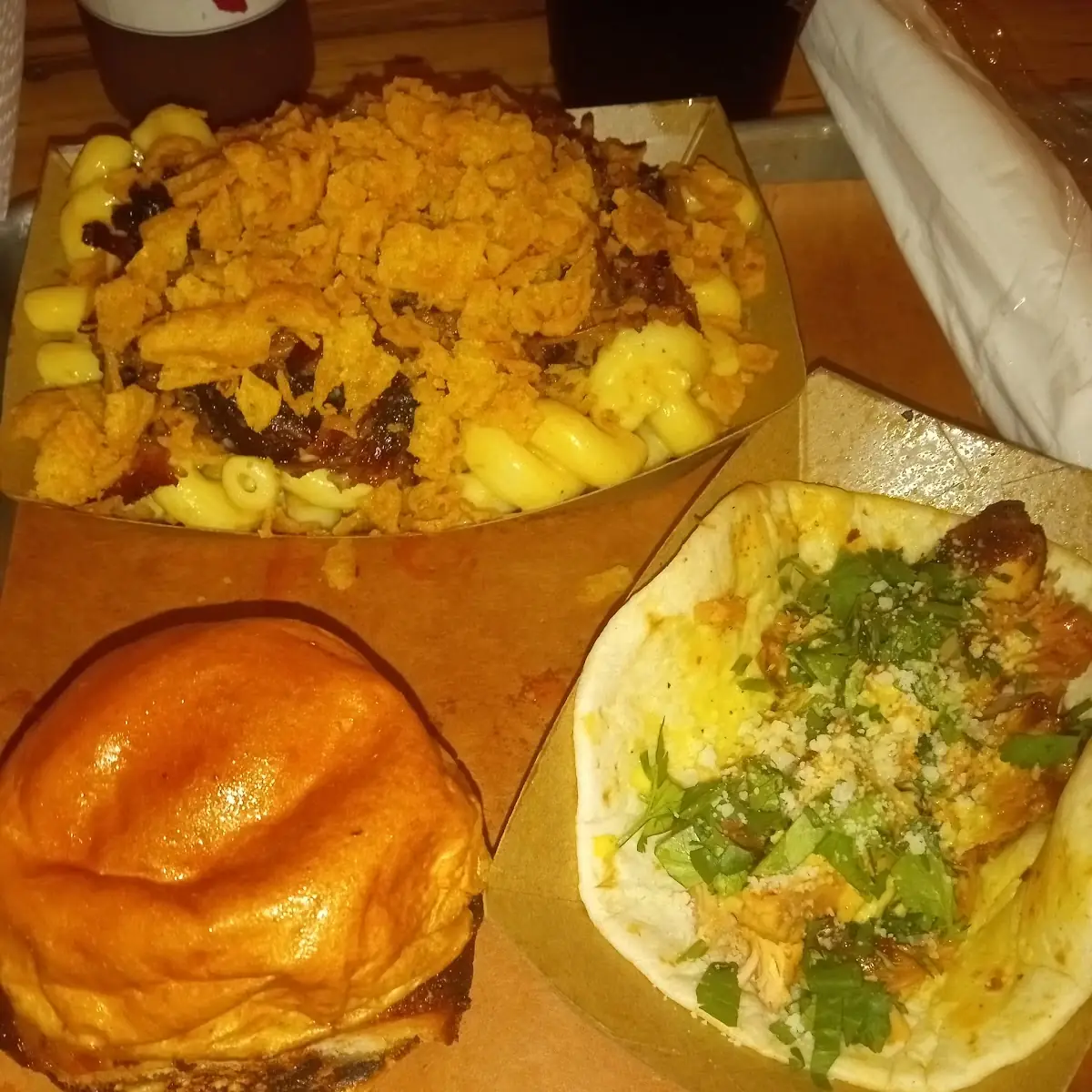 Mac and Cheese Chicken Taco