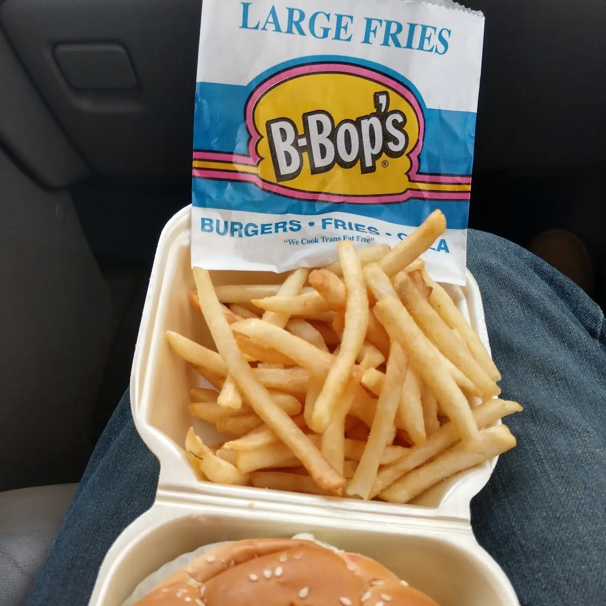 Double Cheeseburger and Fries