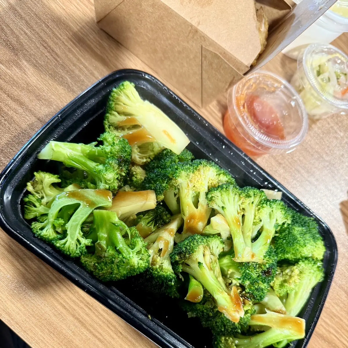 Steamed Broccoli Half Tray