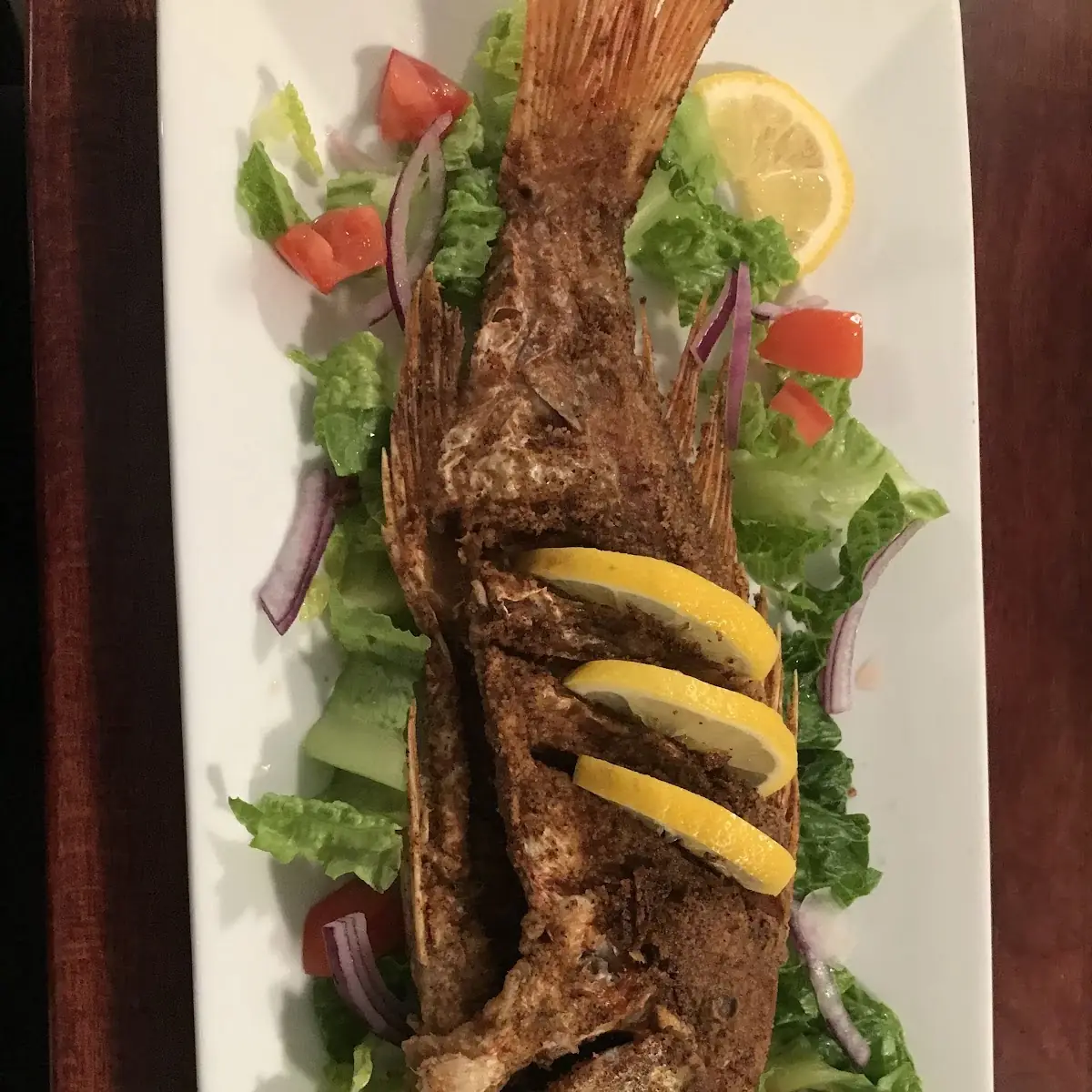 Whole Fried Snapper