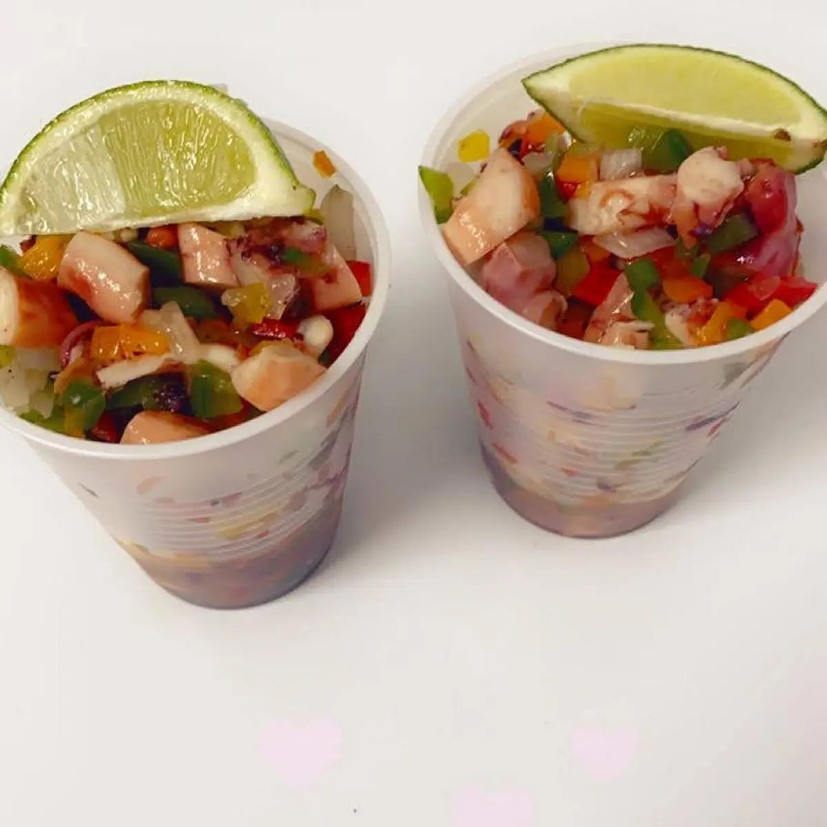 Octopus Salad Cup