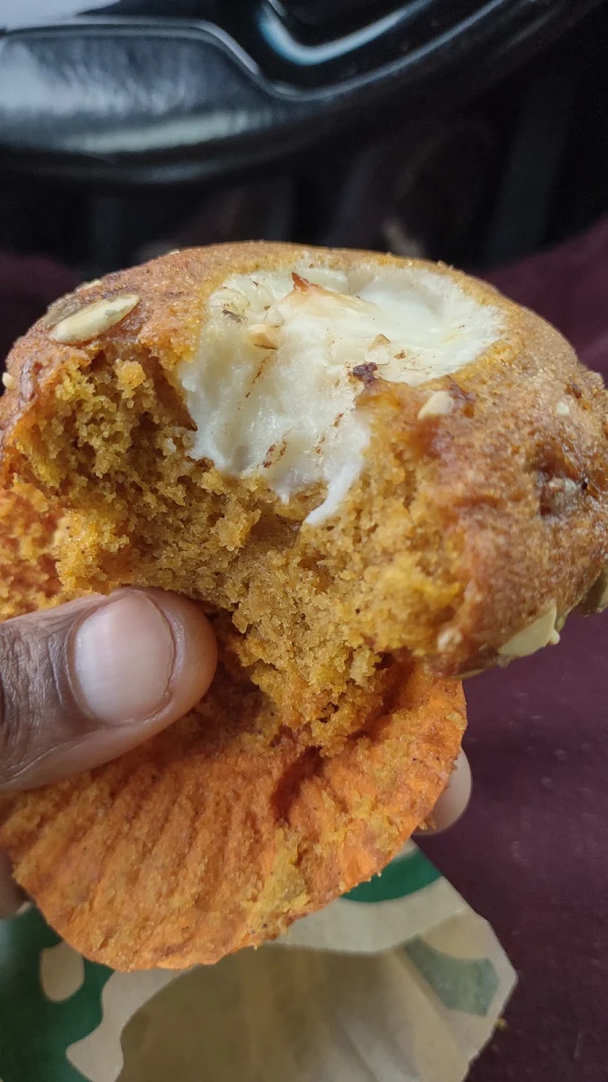Pumpkin Spice Cream Cheese Muffin
