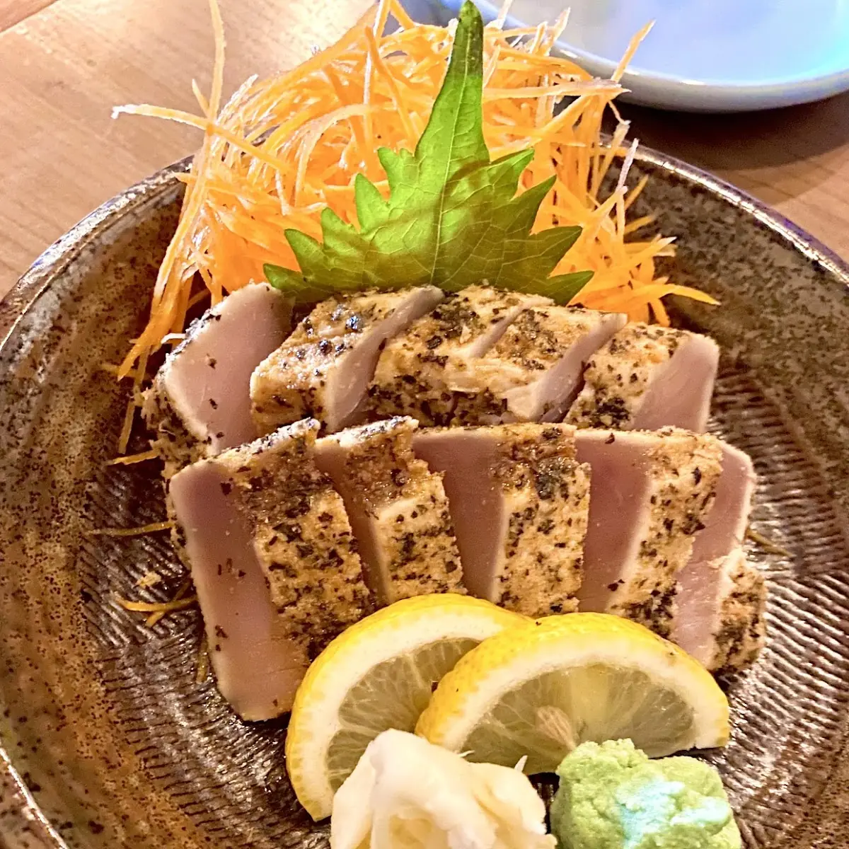 Seared Tuna Sashimi