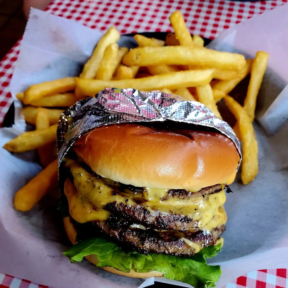 Triple Cheeseburger